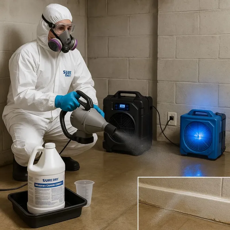 Sanitization and Odor Removal process in Dollar Point, CA